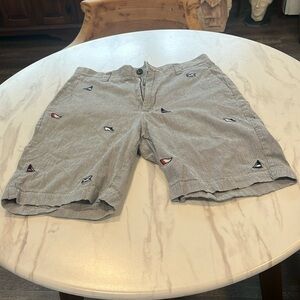Chaps Seersucker Nautical Shorts